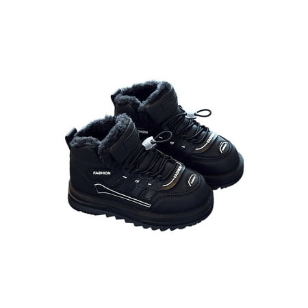 Fangasis Kids Snow Boot Faux Fur Winter Boots Lace Up Ankle Booties Girls Warm Bootie Sport Non-Slip Plush Lined High Top Sneakers Black 2.5Y
Fangasis Kids Snow Boot Faux Fur Winter Boots Lace Up Ankle Booties Girls Warm Bootie Sport Non-Slip Plush Lined High Top Sneakers Black 2.5Y