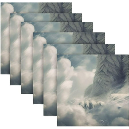 Hyjoy Bear in The Clouds Napkins 6 Pack Cloth Napkins 20x20 Inches Washable Polyester Dinner Napkins for Parties Wedding Restaurant
Hyjoy Bear in The Clouds Napkins 6 Pack Cloth Napkins 20x20 Inches Washable Polyester Dinner Napkins for Parties Wedding Restaurant