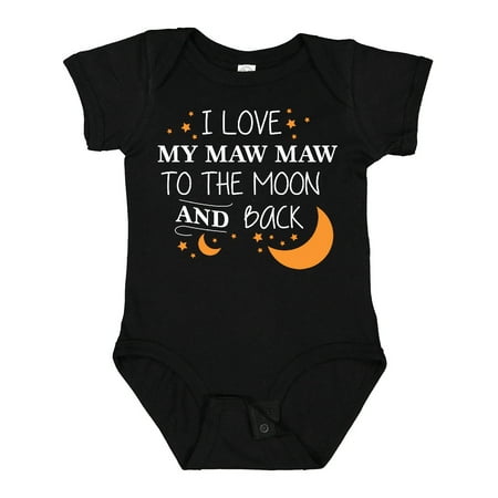 Inktastic I Love My Maw Maw to the Moon and Back Gift Baby Boy or Baby Girl Bodysuit
Inktastic I Love My Maw Maw to the Moon and Back Gift Baby Boy or Baby Girl Bodysuit