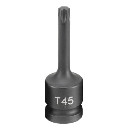 SOC T45 1/2D IMP INT TRX LG MALE BLK