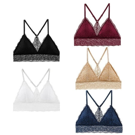 Xmarks 5 Pieces Wireless Bra Full-Coverage Wirefree Bra ComfortFlex Fit Bra for Everyday Wear
Xmarks 5 Pieces Wireless Bra Full-Coverage Wirefree Bra ComfortFlex Fit Bra for Everyday Wear
