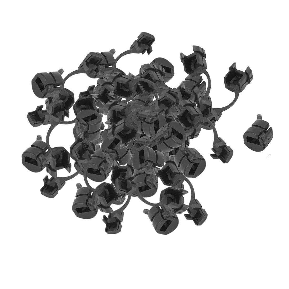 50 Pcs HDB A8 Round Cable Wire Strain Relief Bush Grommet 12mm Length