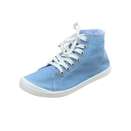 Harsuny Ladies Work Comfort Flats Breathable High Top Lightweight Lace Up Walking Shoes Blue 7
Harsuny Ladies Work Comfort Flats Breathable High Top Lightweight Lace Up Walking Shoes Blue 7