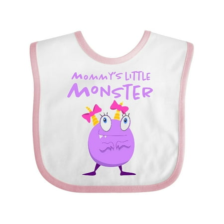 Inktastic Mommy s Little Monster Gift Baby Girl Bib