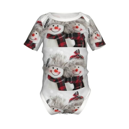 Lukts Christmas Snowman With Hat Print Baby Short Sleeve Romper Onesie for Newborn Baby Boys and Girls-18 Months
Lukts Christmas Snowman With Hat Print Baby Short Sleeve Romper Onesie for Newborn Baby Boys and Girls-18 Months