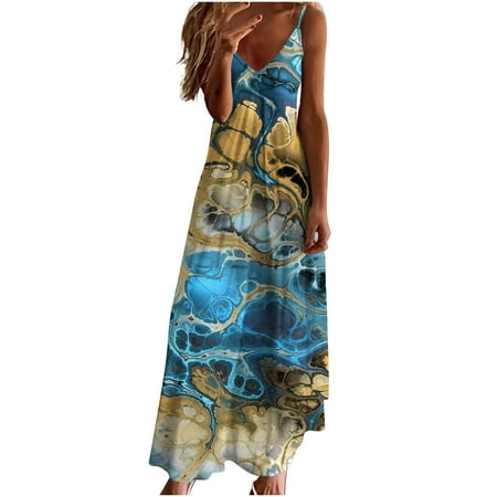 Formal Dresses for Women Valentines Dress for Women Women Fashion Sling Mid-waist V-neck Sleeveless Stripe Printing Slim Beach Long Dress Savings Clearance Summer Dresses Prom Dresses Blue L
Formal Dresses for Women Valentines Dress for Women Women Fashion Sling Mid-waist V-neck Sleeveless Stripe Printing Slim Beach Long Dress Savings Clearance Summer Dresses Prom Dresses Blue L
