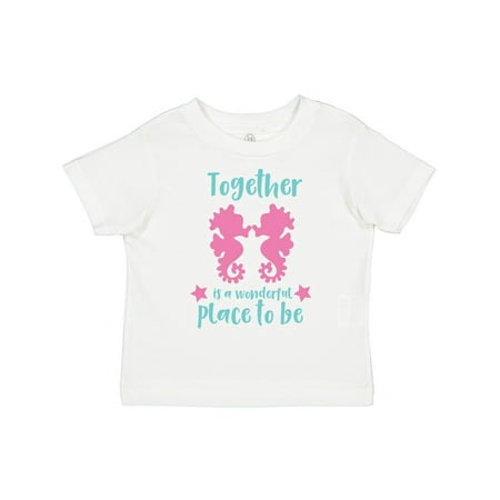 Inktastic Together is a Wonderful Place to Be Seahorses Gift Toddler Boy or Toddler Girl T-Shirt
Inktastic Together is a Wonderful Place to Be Seahorses Gift Toddler Boy or Toddler Girl T-Shirt