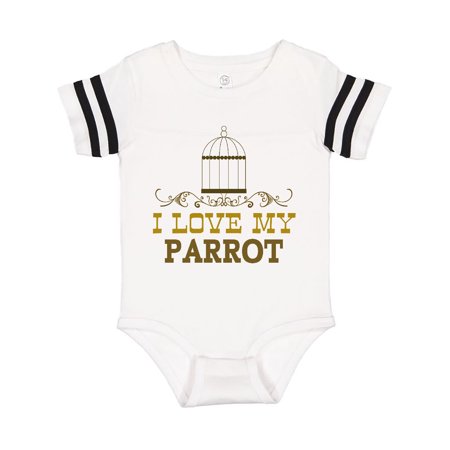 Inktastic I Love My Parrot Gifts Gift Baby Girl Bodysuit