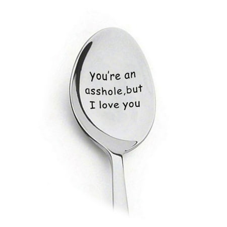 Vokewalm Spoon Cereal Killer Spoon Engraved Stainless Steel Spoon with Long Handle
Vokewalm Spoon Cereal Killer Spoon Engraved Stainless Steel Spoon with Long Handle