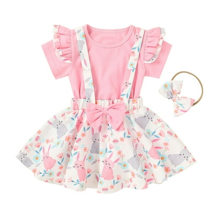 Toddler Kids Baby Girls T shirt Tops+Easter Rabbit Floral Bow Suspender Skirts Casual Clothes For 3-4 Years
Toddler Kids Baby Girls T shirt Tops+Easter Rabbit Floral Bow Suspender Skirts Casual Clothes For 3-4 Years