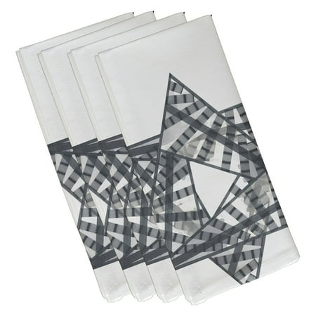 Simply Daisy 18 x 18 Grey Star Mosaic Napkins Set of 4 
Simply Daisy 18 x 18 Grey Star Mosaic Napkins Set of 4
