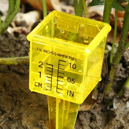 10pcs Bright Yellow Transparent Rain Gauge Reusable Garden Water Gauge Outdoor Water Measuring Tool Durable Plastic Sprinkler Gauge Instrument for Garden Lawn Backyard
10pcs Bright Yellow Transparent Rain Gauge Reusable Garden Water Gauge Outdoor Water Measuring Tool Durable Plastic Sprinkler Gauge Instrument for Garden Lawn Backyard
