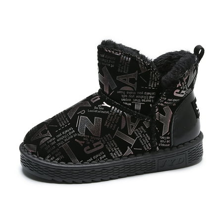 Snow Boots for Kids Boys Girls Slip On Ankle Booties Waterproof Plush Lining for Children Outdoor Winter Shoes
Snow Boots for Kids Boys Girls Slip On Ankle Booties Waterproof Plush Lining for Children Outdoor Winter Shoes