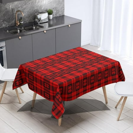 Baywell Christmas Tablecloth Rectangle Buffalo Plaid Table Cloth Holiday Table Cover for Dinner Parties Holiday Decoration Indoor Outdoor
Baywell Christmas Tablecloth Rectangle Buffalo Plaid Table Cloth Holiday Table Cover for Dinner Parties Holiday Decoration Indoor Outdoor