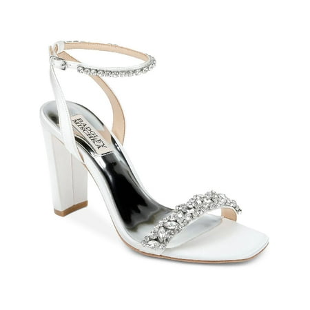 Badgley Mischka Womens Tasmine Square Toe Ankle Strap Pumps