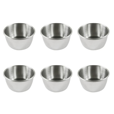 Hemoton 6PCS Stainless Steel Sauce Cups Reusable Tomato Sauce Container Dipping Bowl for Restaurant Home
Hemoton 6PCS Stainless Steel Sauce Cups Reusable Tomato Sauce Container Dipping Bowl for Restaurant Home