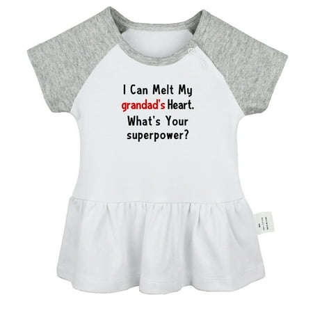 I Can Melt My Grandad s Heart Whats Your Superpower Funny Dresses For Baby Newborn Babies Skirts Infant Princess Dress 0-24M Kids Graphic Clothes (Gray Raglan Dresses 0-6 Months)
I Can Melt My Grandad s Heart Whats Your Superpower Funny Dresses For Baby Newborn Babies Skirts Infant Princess Dress 0-24M Kids Graphic Clothes (Gray Raglan Dresses 0-6 Months)