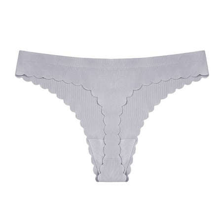One Piece Breathable Sexy Thong G-string Traceless Lingerie Ice Silk Briefs Women s Underwear Lady Panties GREY L/XL
One Piece Breathable Sexy Thong G-string Traceless Lingerie Ice Silk Briefs Women s Underwear Lady Panties GREY L/XL