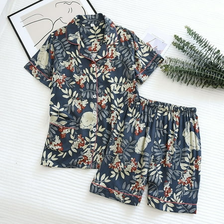 Ovzne 2 Pieces Women s Pajamas Sets Cotton Pyjama Women s Pajamas Sleepwear Sets Spring Summer Homewear
Ovzne 2 Pieces Women s Pajamas Sets Cotton Pyjama Women s Pajamas Sleepwear Sets Spring Summer Homewear
