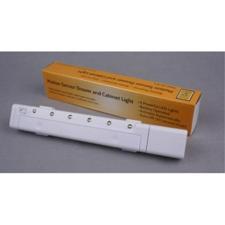 Battery-Operated LED Cabinet Drawer and Under-Cabinet Light with Motion-Sensor Function with Auto Timer Feature
Battery-Operated LED Cabinet Drawer and Under-Cabinet Light with Motion-Sensor Function with Auto Timer Feature