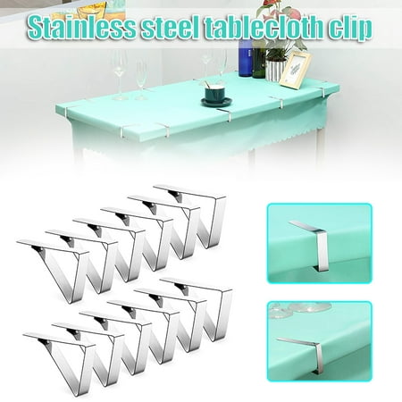 Tablecloth Clips 12 PCS Stainless Steel Flexible Picnic Table Cloth Cover Clamp Holders Keep the Tablecloth in Place New
Tablecloth Clips 12 PCS Stainless Steel Flexible Picnic Table Cloth Cover Clamp Holders Keep the Tablecloth in Place New