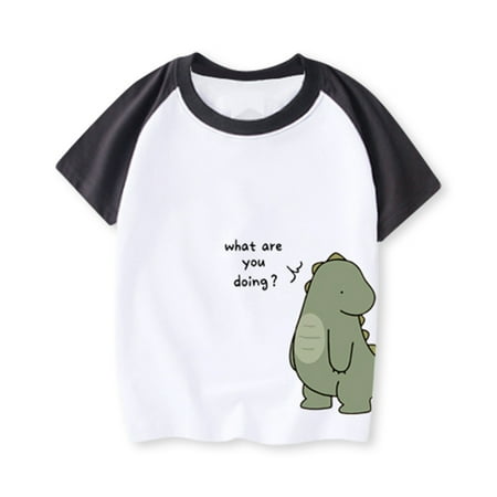 Fathers Day Cartoon Dinosaur Printed Short Sleeve T Shirt Top Father And Kids Boys Family Matching Shirts
Fathers Day Cartoon Dinosaur Printed Short Sleeve T Shirt Top Father And Kids Boys Family Matching Shirts
