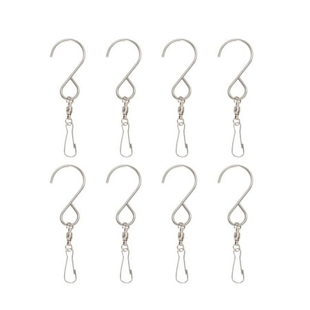Swivel Hooks 8Pcs Stainless Steel S Bearing Hook Wind-Rotating Display Hanger Swivel Hooks Clips For Billboard Wind Chime Kitchen Office
Swivel Hooks 8Pcs Stainless Steel S Bearing Hook Wind-Rotating Display Hanger Swivel Hooks Clips For Billboard Wind Chime Kitchen Office
