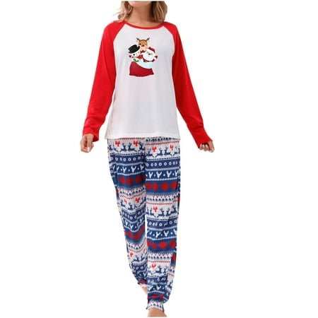 BELLZELY Family Christmas Pajamas Clearance Parent-child Warm Christmas Set Printed Home Wear Pajamas 2-piece Mom Set
BELLZELY Family Christmas Pajamas Clearance Parent-child Warm Christmas Set Printed Home Wear Pajamas 2-piece Mom Set