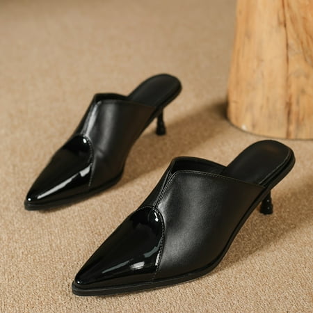 Women s Buckle Decor Chunky Heels Elegant Point Toe Dress Buckle Strap Slingback Heels
Women s Buckle Decor Chunky Heels Elegant Point Toe Dress Buckle Strap Slingback Heels