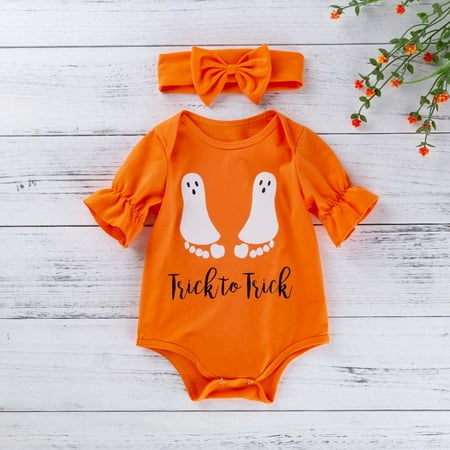 New Fall Faves Juebong Infant Toddler Baby Girls Boys Halloween Print Long Sleeve Trousers Romper Jumpsuit Orange 0-3 Months
New Fall Faves Juebong Infant Toddler Baby Girls Boys Halloween Print Long Sleeve Trousers Romper Jumpsuit Orange 0-3 Months