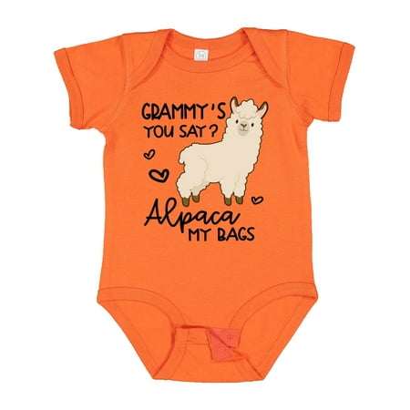 Inktastic Grammy s You Say Alpaca My Bags Gift Baby Boy or Baby Girl Bodysuit
Inktastic Grammy s You Say Alpaca My Bags Gift Baby Boy or Baby Girl Bodysuit
