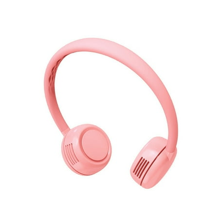 Neck Fan Portable Hanging Neck Fan Rechargeable Personal Fan Cooling and Headphone Design Pink
Neck Fan Portable Hanging Neck Fan Rechargeable Personal Fan Cooling and Headphone Design Pink