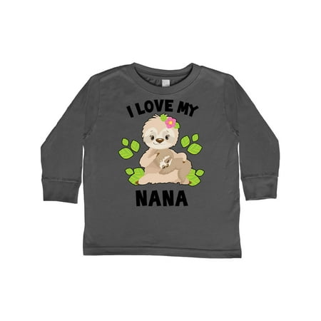 Inktastic Cute Sloth I Love My Nana with Green Leaves Gift Toddler Boy or Toddler Girl Long Sleeve T-Shirt
Inktastic Cute Sloth I Love My Nana with Green Leaves Gift Toddler Boy or Toddler Girl Long Sleeve T-Shirt