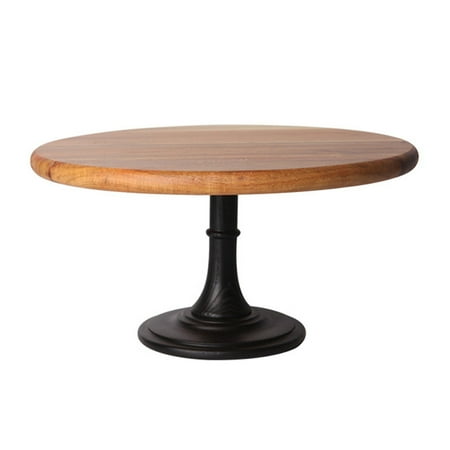 Rustic Cake Stand Wood Cake Dessert Stand Round Cupcake Holder with Base