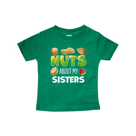 Inktastic Nuts About My Sisters Peanut Almond Pistachio Gift Baby Boy or Baby Girl T-Shirt
Inktastic Nuts About My Sisters Peanut Almond Pistachio Gift Baby Boy or Baby Girl T-Shirt