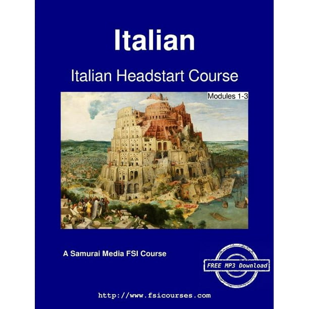 Italian Headstart Course - Modules 1-3