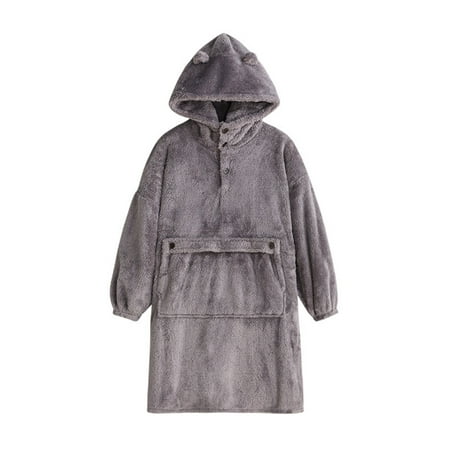 Bomotoo Women Soft Bathrobe Long Sleeve Buttons Pajamas House Wear Kimono With Pocket Robes Deep Gray L
Bomotoo Women Soft Bathrobe Long Sleeve Buttons Pajamas House Wear Kimono With Pocket Robes Deep Gray L
