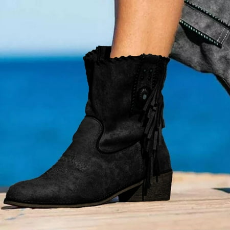 Tejiojio Fall Clearance Women s Winter Sleeve Pointed High Heel Plain Thick Heel Fringed Medium Boots
Tejiojio Fall Clearance Women s Winter Sleeve Pointed High Heel Plain Thick Heel Fringed Medium Boots