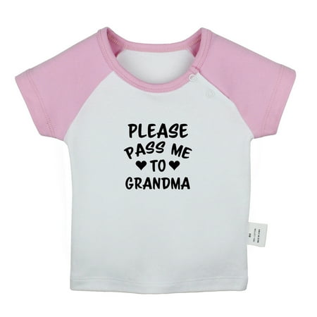Please Pass Me to Grandma Funny T shirt For Baby Newborn Babies T-shirts Infant Tops 0-24M Kids Graphic Tees Clothing (Short Pink Raglan T-shirt 18-24 Months)
Please Pass Me to Grandma Funny T shirt For Baby Newborn Babies T-shirts Infant Tops 0-24M Kids Graphic Tees Clothing (Short Pink Raglan T-shirt 18-24 Months)