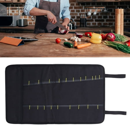 Higoodz Knife Storage Bag Knife Roll Bag Chef Knife Roll Storage Bag Foldable Oxford Cloth Cutter Carrying Bag Portable for Cook Baker
Higoodz Knife Storage Bag Knife Roll Bag Chef Knife Roll Storage Bag Foldable Oxford Cloth Cutter Carrying Bag Portable for Cook Baker
