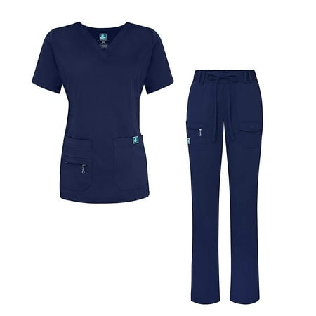 Adar Pro Breakthrough Plus Scrub Set For Women - Enhanced V-Neck Top & Multi Pocket Pants - Petite / Tall
Adar Pro Breakthrough Plus Scrub Set For Women - Enhanced V-Neck Top & Multi Pocket Pants - Petite / Tall