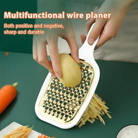 NIUREDLTD Double-sided Use Multifunctional Fruit Vegetable Grater Potato Carrot Cuttered Shredder
NIUREDLTD Double-sided Use Multifunctional Fruit Vegetable Grater Potato Carrot Cuttered Shredder