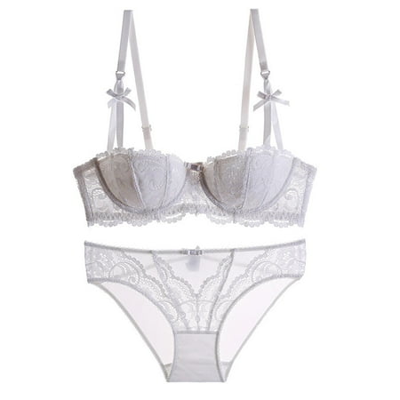 CAICJ98 Lingerie for Women Women s Style Vine Embroidery Half Cup Lace Bra Set for Small Chests Push Up and Anti Sagging Brief Men (White 75C)
CAICJ98 Lingerie for Women Women s Style Vine Embroidery Half Cup Lace Bra Set for Small Chests Push Up and Anti Sagging Brief Men (White 75C)
