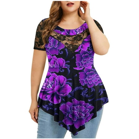 Awdenio Clearance Women s Shirts Basic Summer Tops Fashion Woman Causal Round Neck Floral Printing Blouse Short Sleeve T-Shirt Summer Tops
Awdenio Clearance Women s Shirts Basic Summer Tops Fashion Woman Causal Round Neck Floral Printing Blouse Short Sleeve T-Shirt Summer Tops