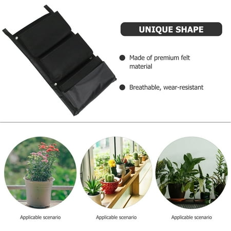 Vertical Hanging Wall Planter Large-capacity Plant Bag Thicken Felt Plant Growing Bag for Gardening
Vertical Hanging Wall Planter Large-capacity Plant Bag Thicken Felt Plant Growing Bag for Gardening