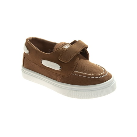 Beverly Hills Polo Club Toddler Boys Canvas Boat Shoes Sizes 5-10