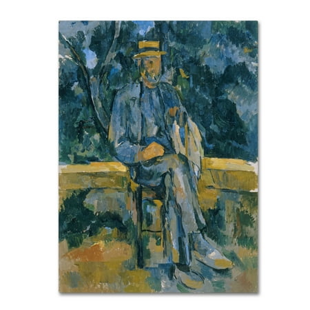 Trademark Fine Art 'Portrait Of Peasant' Canvas Art by Cezanne