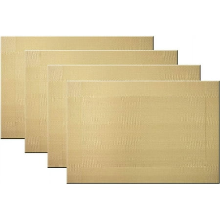 Placemats for Kitchen Table Washable Easy to Clean PVC Placemat Heat-resistand Woven Vinyl Table Mats (1 Table Runner and 6 Placemats Grey)
Placemats for Kitchen Table Washable Easy to Clean PVC Placemat Heat-resistand Woven Vinyl Table Mats (1 Table Runner and 6 Placemats Grey)