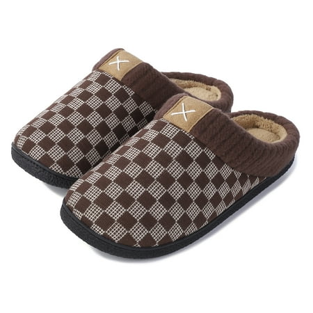 EastVita Mens Cozy Memory Foam House Slippers Soft Plush Lined Slip On Indoor Outdoor Breathable Scuff Bedroom Shoes
EastVita Mens Cozy Memory Foam House Slippers Soft Plush Lined Slip On Indoor Outdoor Breathable Scuff Bedroom Shoes