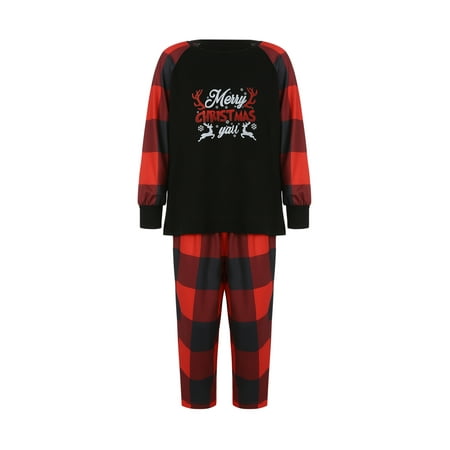 Fayueye Christmas Family Pajamas with Plaid Pattern Elastic Waist Round Neck Parent-child Clothing
Fayueye Christmas Family Pajamas with Plaid Pattern Elastic Waist Round Neck Parent-child Clothing